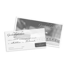 Geschenkgutschein 9900/01 - Ansicht 1 Geschenkgutschein 9900/01 - Ansicht 1