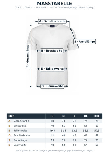 T-Shirt Bianca <br />
Größe M - 9090/02&nbsp;-&nbsp;Ansicht&nbsp;7