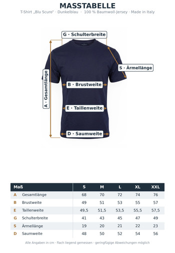 T-Shirt Blu Scuro<br />
Größe XXL - 9090/10&nbsp;-&nbsp;Ansicht&nbsp;7
